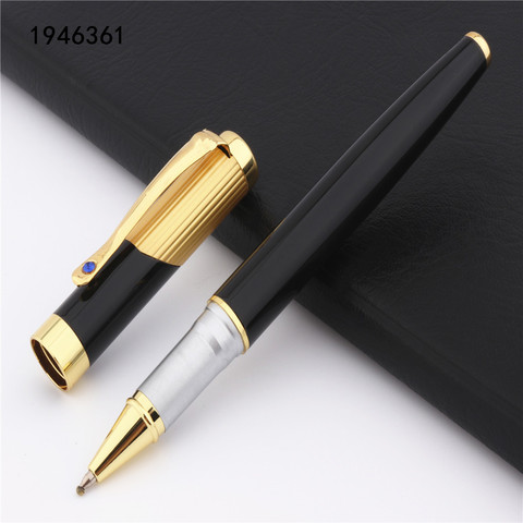 High quality 9009  Gold Black School student Business office Medium Nib Rollerball Pen New stationery Supplies ► Photo 1/1