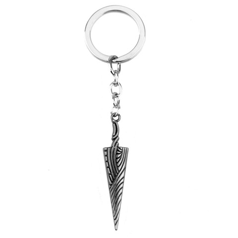 New Hollow Knight Metal Keychain Spike Shape Cosplay Costumes Pendant Necklace Interesting Keyring Small Gift ► Photo 1/5