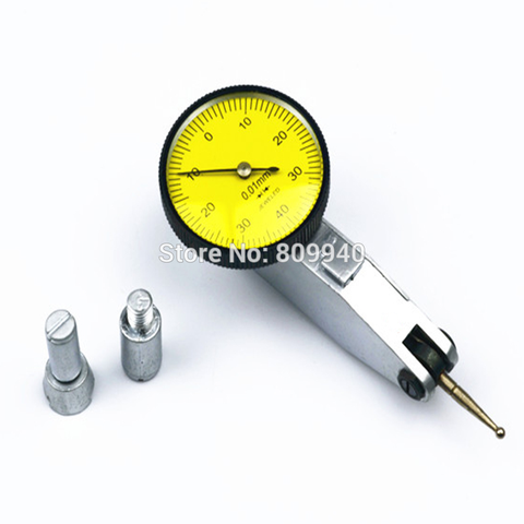 Lever Dial Indicator 0-0.8mm Shockproof dial test indicator With Mini Universal Flexible Magnetic Base + 10mm Dial Indicator ► Photo 1/6