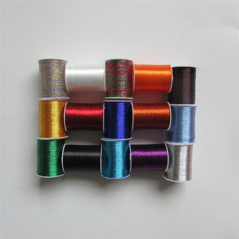 DIY handwork material metal embroidery thread sewing machine 15 kind of colour select Accessories 1pcs sell ► Photo 1/1