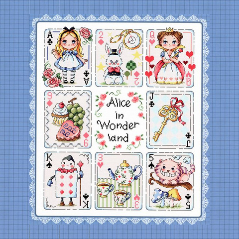 G161 Stich Cross Stitch Kits Craft Packages Cotton Fabric Floss Counted New Designs Needlework Embroidery Cross-Stitching ► Photo 1/4