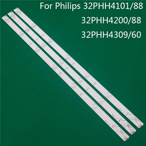 TV Illumination For Philips 32PHH4101/88 32PHH4200/88 32PHH4309/60 LED Bar Backlight Strip Line Ruler GJ-2K15 D2P5 D307-V1 V1.1 ► Photo 1/6