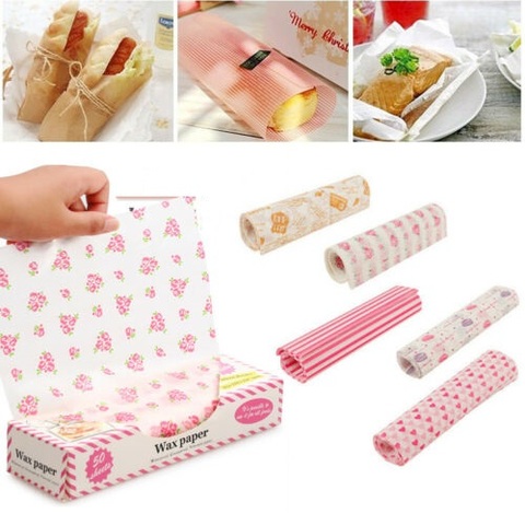 Food Grade Grease Wax Paper Food Wrappers Wrapping Paper for Bread