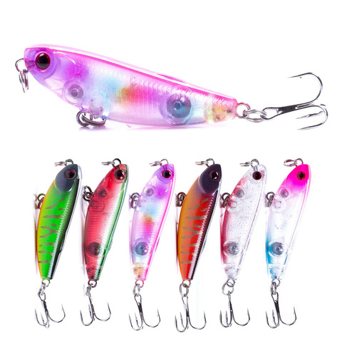 YUZI New come 1pcs Mini Pencil Lure 5cm 5.5g Fishing Lure Hard Bait for Bass Pike Fishing ► Photo 1/6