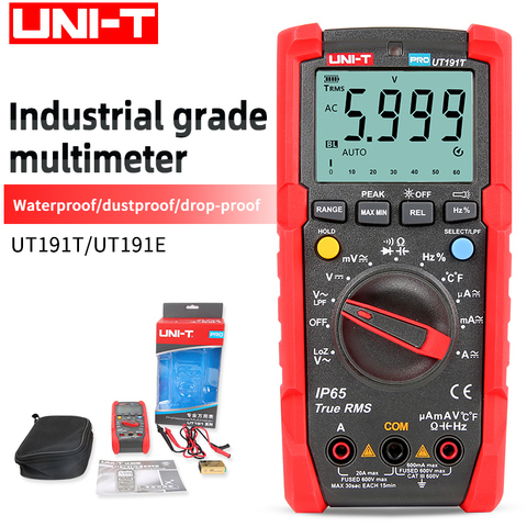 UNI-T UT191T/E professional multimeter industrial grade digital universal meter waterproof and dustproof 6000 count 20A ammeter ► Photo 1/6
