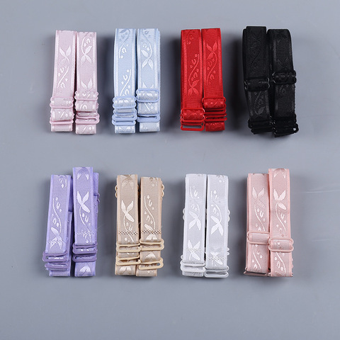 1.5cm Candy Color Double-shoulder Adjustable Shoulder Strap Pectoral Girdle Neon Color Elastic Bra Strap Multicolour Underwear ► Photo 1/6