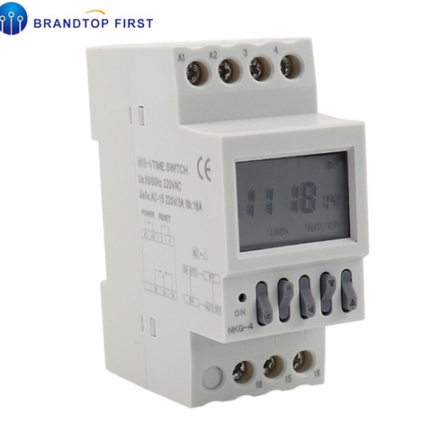 NKG-4 Automatic Factory School Bell Controller Control Instrument 40 Groups Din Rail Microcomputer Timer Time Switch Relay ► Photo 1/6