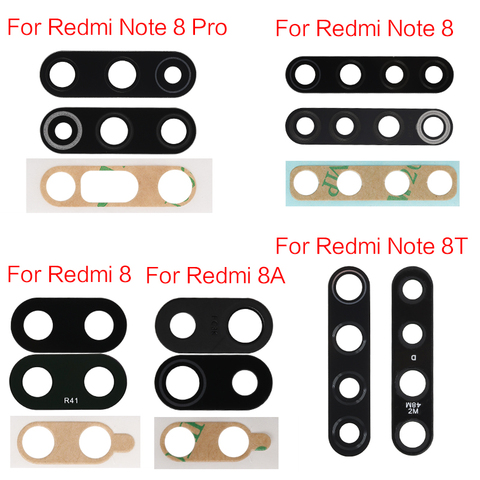 1pcs Back Rear Camera Lens Glass Cover For Xiaomi Redmi 8A Note 8 Pro 8T  With Adhesive Sticker ► Photo 1/6