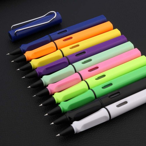 High quality 557 New Arrival Creative Hollow Out Clip Plastic Fountain Pen Student Posture Correction 0.38mm Hooded Nib Ink Pens ► Photo 1/6