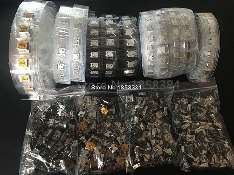 30Models 300pcs/lot USB Kits Female Micro USB Connector Socket Charging Port ► Photo 1/1