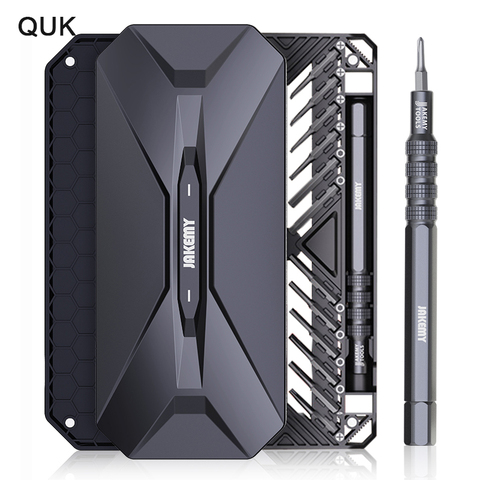 QUK 50 In 1 Screwdriver Set Precision Torx Bits Magnetic Screw Driver Phillips Bit Set Daily Use Mobile Phone Repair Tools Kit ► Photo 1/6