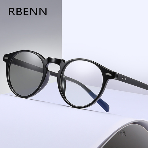 RBENN 2022 New Photochromic Reading Glasses Men Anti Blue Light Computer Presbyopia Eyeglasses Change Color Eyewear +0.75 1.75 ► Photo 1/6