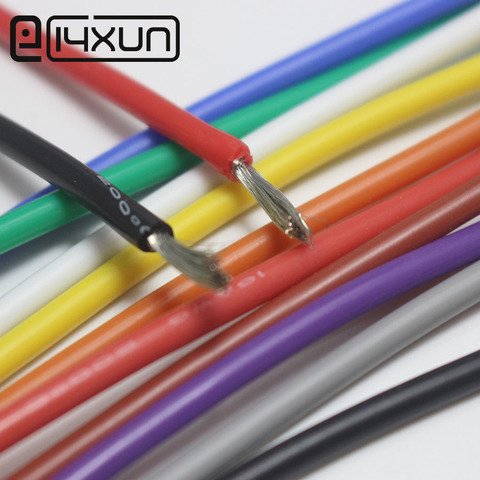 10metre 30AWG 28AWG 26AWG 24AWG 22AWG 20AWG 18AWG 16AWG Silicone Wire Ultra Flexiable Cable High Temperature Test Line Wire ► Photo 1/6