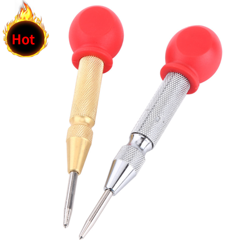 Automatic Center Punch Spring Loaded Marking Hole Carbon Steel Body Gold Color/Silver Color Optional ► Photo 1/6