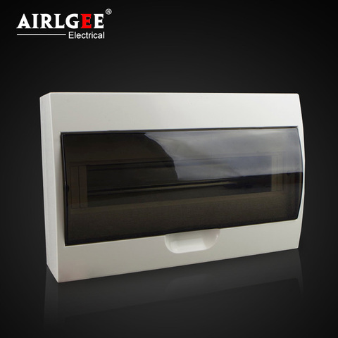 15ways flush type waterproof Plastic Electrical distribution box use for power supply Surface Mount User Unit ► Photo 1/5