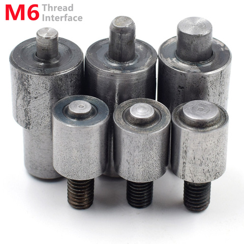 5/6/8/10mm Metal riveting Eyelet press toolKit 100sets Eyelet with matched Mold M6 Thread Interface Fixing for pression Machine ► Photo 1/6