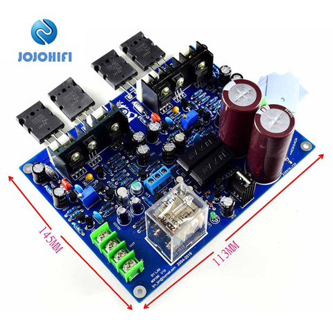 DIY KITS/Finished MX100 A1943  TTC5200 Dual Channel Integrated AMP Amplifier Board w/Power Supply and Speaker Protection Board ► Photo 1/3