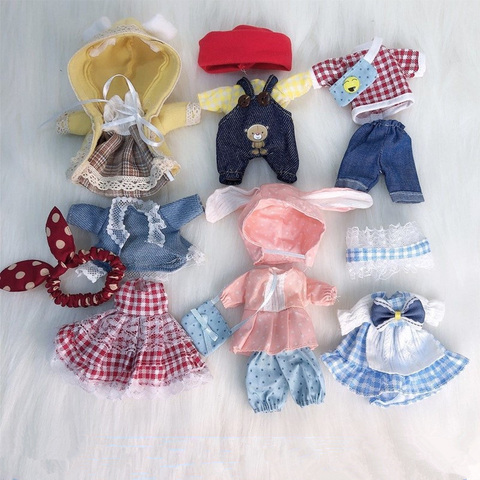 16 Cm Dress Up Accessories OB11 Doll Clothes Suit 1/8 Bjd Baby Clothes Dress Skirt ► Photo 1/6