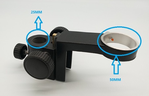 2022 Best Super mono zoom microscope focus arm holder with 50mm dia and 25mm mounting hole, arm bracket holder/ Bolder arm ► Photo 1/6