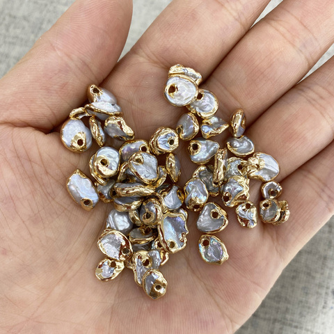 Natural Freshwater Pearl Pendants Irregular Exquisite charms For Jewelry Making DIY Necklace bracelet Accessories Size 8-10mm ► Photo 1/6