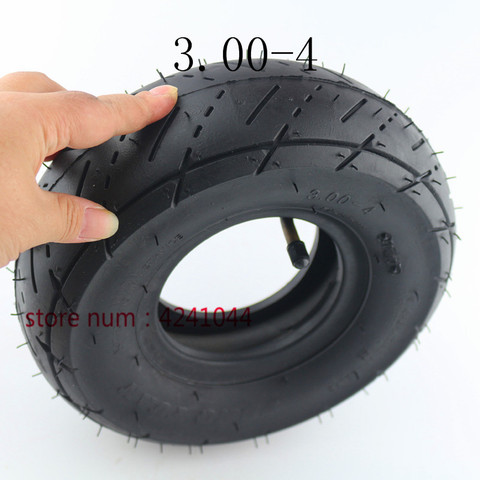 3.00-4 Tyre Inner Tube Fits Electric Scooter Mini 2 Stroke Quad ATV Motor Bike Parts 10*3 Inch ( 260x85'' 300-4 10''x3'' ) Tire ► Photo 1/6