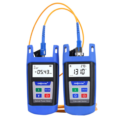 Orientek T25M Optical Power Meter +T15M-S Optical Light Source Singlemode 1310/1550nm FTTH Test Tool OPM OLS ► Photo 1/6