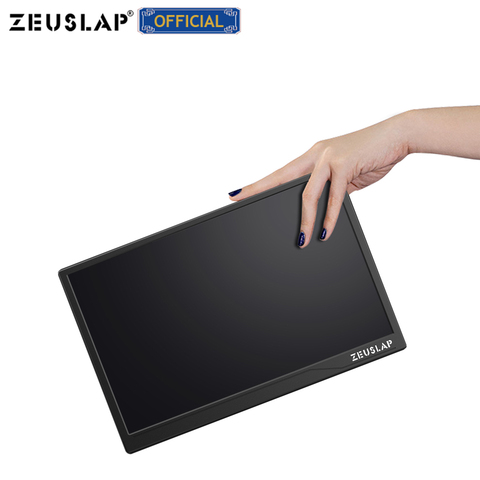 Ultrathin 15.6inch 1080p/touch function usb c hdmi ips screen portable gaming monitor for switch ps5 laptop phone cctv camera ► Photo 1/6