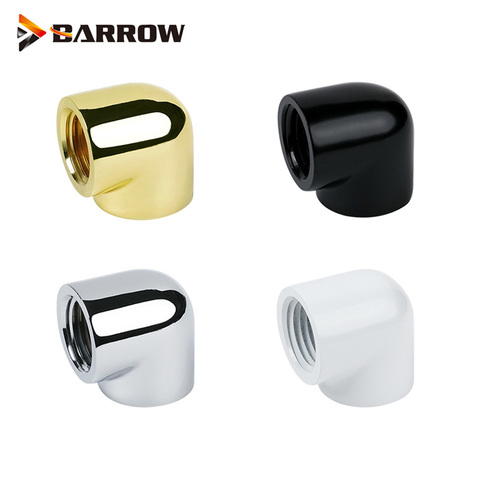 Barrow double internal G1/4 thread 90 degree Fitting Adapter game computer split water cooling accessory, TDWT90SN-V2 ► Photo 1/6