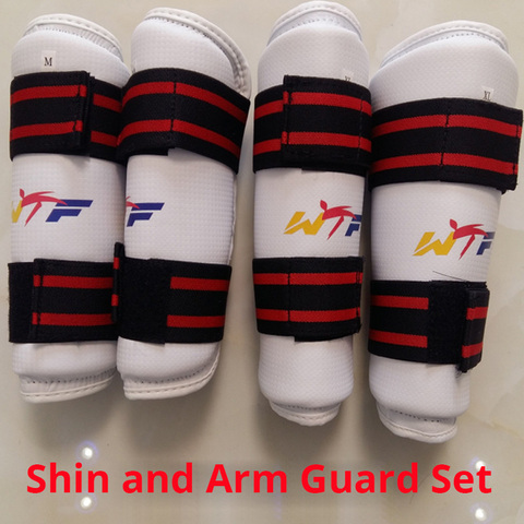 1 Pair Shin/Arm Guard For Kick Boxing MMA Karate Taekwondo Sanda Fight Protective Equipment Muay Thai Protector Shin Arm Guards ► Photo 1/6