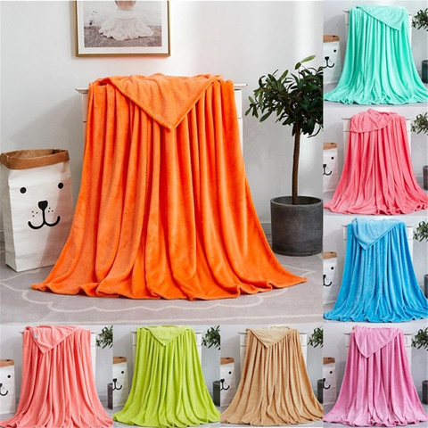 Flannel Blanket Soft Living Room Bedroom Air Conditioning Bed Blankets for Sofa Bedding Sleeping Cover Bedding Throws ► Photo 1/5