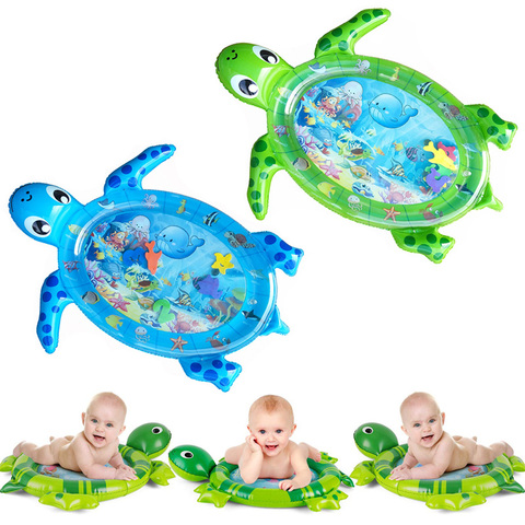 Dropshipping New Design Baby Water Play Mat Inflatable Infant Tummy Time Playmat Toddler For Baby Fun Activity Kids Play Center ► Photo 1/6
