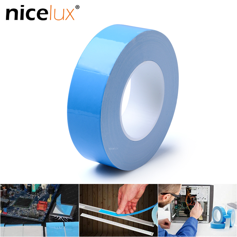 8mm Double Sided Adhesive Thermal Conductive Silicone Tape for Heatsink GPU LED Cooling