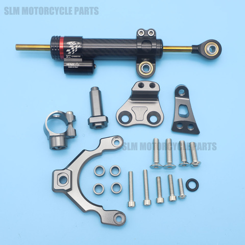 Motorcycles Adjustable Steering Stabilize Damper Bracket Kit For Kawasaki Z900 2017-2022 ► Photo 1/6