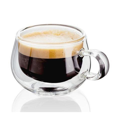 Double Wall Glass Cup Coffee Heat-resistant Mug Tea Whiskey Shot Beer