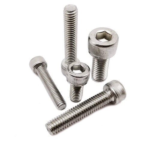 5/50pcs DIN912 M1.4 M1.6 M2 M2.5 M3 M4 M5 M6 M8 A2 304 Stainless Steel Allen Hexagon Hex Socket Cap Head Screw Bolt High Quality ► Photo 1/1