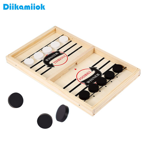 Buy Online New Kids Slingpuck Board Game Puzzle Children Montessori Toys Hand Eye Coordination Training Table Football Battle Party Games Alitools