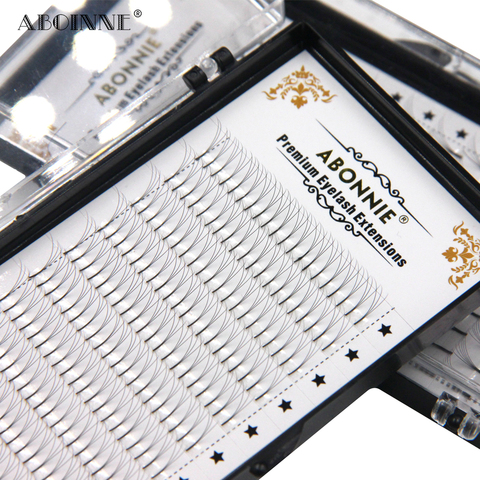 Abonnie 3d/4d/5d/6d Heat Bonded Pre Made Volume fans Faux Mink Premade Russian Volume Eyelash Extension Supplies ► Photo 1/6