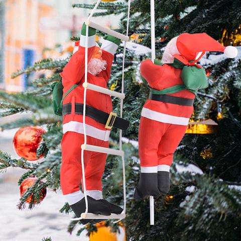 Christmas Pendant Santa Claus Hanging Doll Ladder Rope Climbing New Year Tree Decoration Christmas Tree Hanging Decor ► Photo 1/6