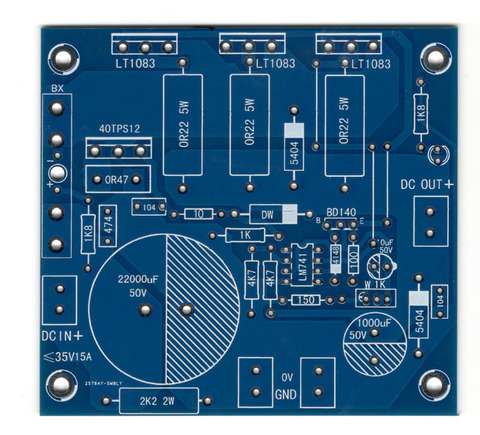 LT1083 LT1084 LM338 3 Pieces of Parallel Stabilized Power Supply Board, Linear Stabilized Power Supply Board ► Photo 1/3