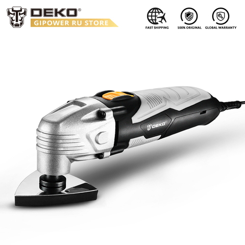 DEKO 220V DKOM40LD1/2  Variable Speed Electric Multifunction Oscillating Tool Electric Trimmer Saw with Accessories ► Photo 1/6