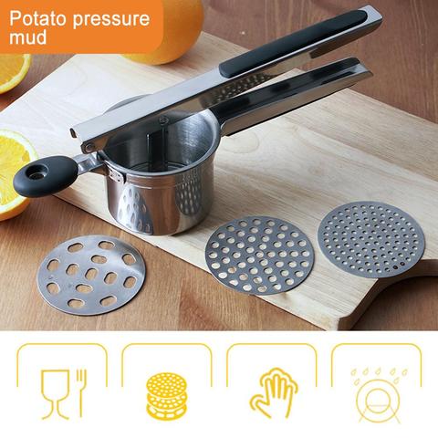 Stainless Steel Potato Masher Vegetable Fruit Crusher Food Mashed Chopper Kitchen Gadgets Kitchen Accessories ► Photo 1/6