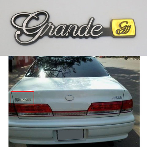 For Toyota Markii Mark II Grande g Emblem Badge Grande Logo Sticker Car Rear Tail Trunk Mark Sign Auto Decal ► Photo 1/5