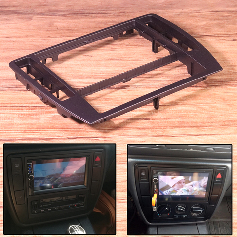 ABS Black Interior Dash Center Console Trim Bezel Panel Radio Face Frame 3B0858069 Fit For VW Passat B5 2001 2002 2003 2004 2005 ► Photo 1/6