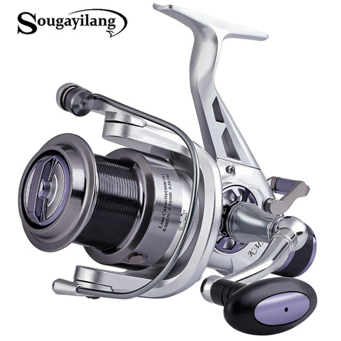 Sougayilang KM50-60 Spinning Reel 5.2:1 Gear Ratio Right Left Hand Interchangeable Fishing Coil Reel 11+1BB Feeder Carp Reel ► Photo 1/6