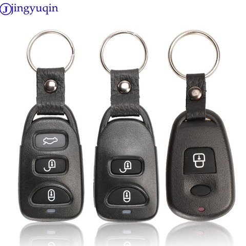 jingyuqin For Hyundai Elantra Sonata Santa For Kia Carens Replacement 2+1 2 3+1 Buttons Remote Key Shell Case Fob 2+1 Button ► Photo 1/4