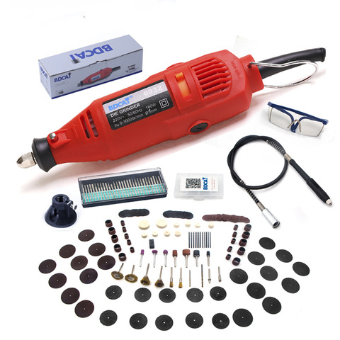 BDCAT 180w Engraving Electric Dremel Rotary Tool Variable Speed Mini Drill Grinding Machine with 180pcs Power Tools accessories ► Photo 1/6