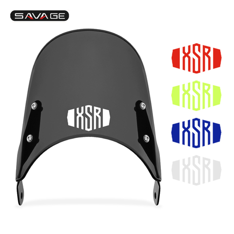 Windshield Windscreen For YAMAHA XSR 900 700 300 250 155 2016-2022 17 18 19 Motorcycle Wind Deflectors Pare-brise XSR900 XSR700 ► Photo 1/6