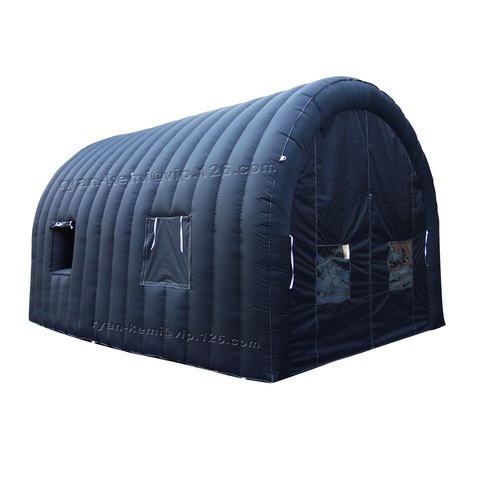 6x4m disinfection tent inflatable tunnel tent with door transparent window for events inflatable party tent car garage shelter ► Photo 1/6