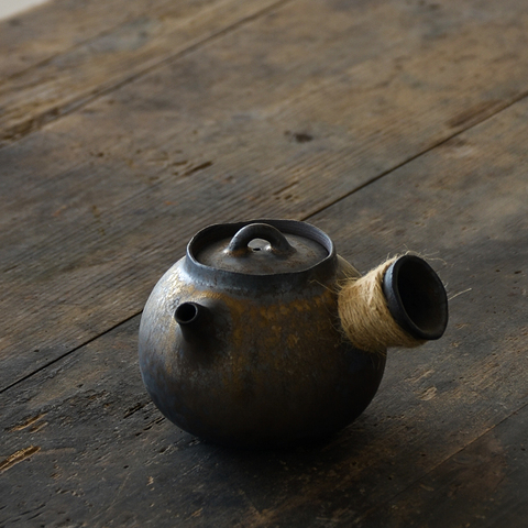 LUWU japanese ceramic kyusu teapots chinese kung fu tea pot drinkware 200ml ► Photo 1/6