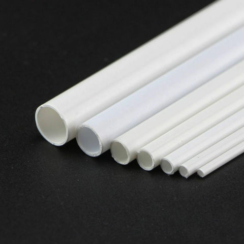 100pcs 2mm White Round Stick Model Architecture Building Materials ABS  Plastic Toys Length 50cm DIY Model Making for Diorama